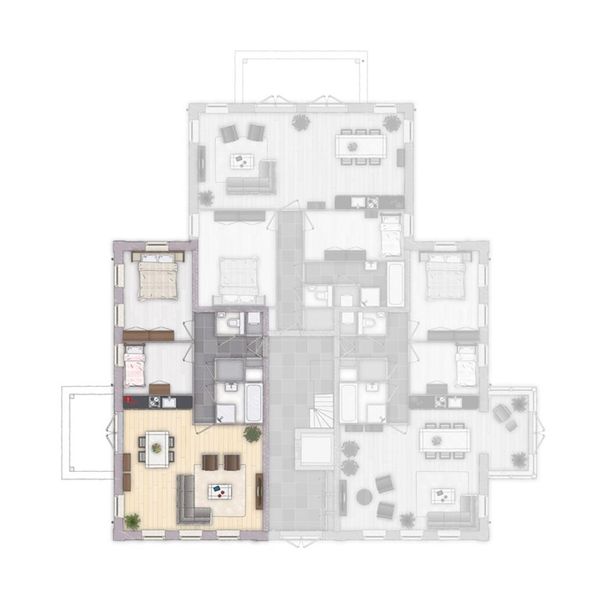 West 1a t/m h, Avenhorn