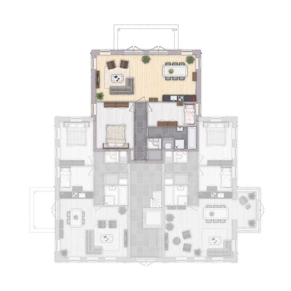 West 1a t/m h, Avenhorn