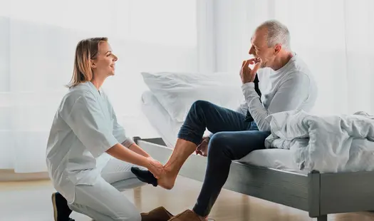 Compressiekousen verbeteren mobiliteit en gezondheid bij ouderen
