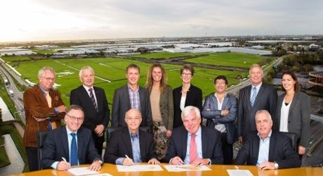 Voorovereenkomst aankoop grond GHC - FloraHolland getekend 