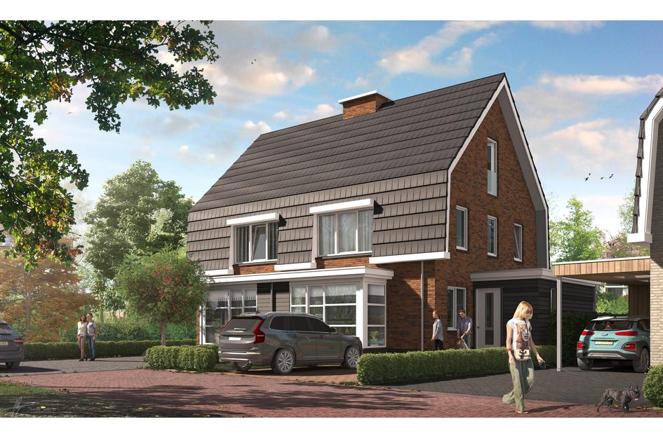 Twee-onder-een-kapwoning, bouwnummer 1 