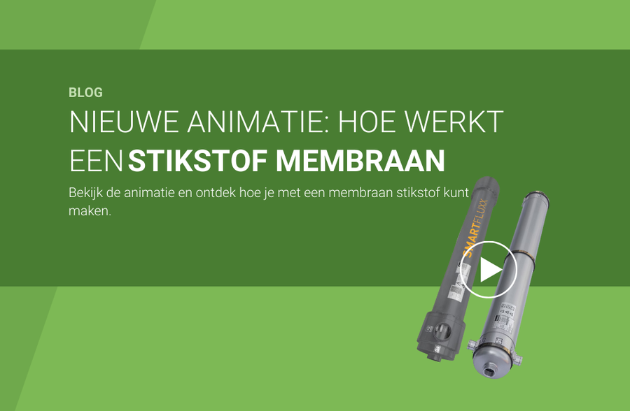 Nieuwe animatie: Hoe werkt een stikstof membraan?