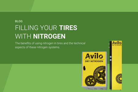 Filling tires with nitrogen from car tires to truck tires