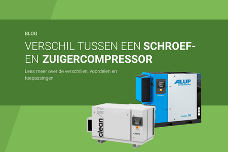 Wat is het verschil tussen een schroefcompressor en een zuigercompressor?