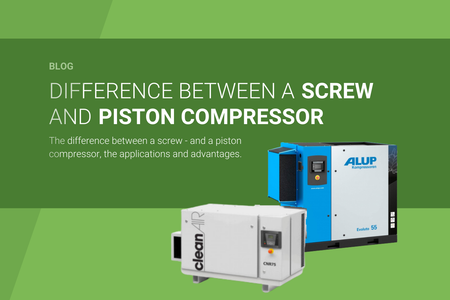 The difference between screw- and piston compressor?