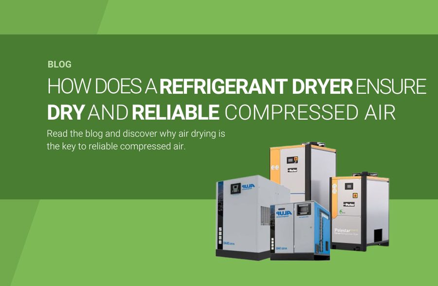Hoe zorgt een koeldroger voor droge en betrouwbare perslucht?