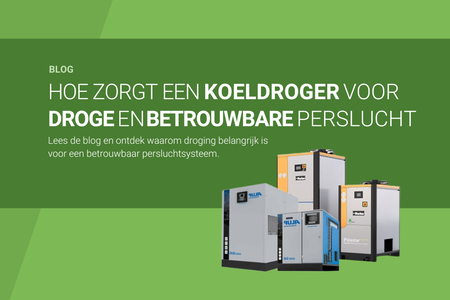 Hoe zorgt een koeldroger voor droge en betrouwbare perslucht?