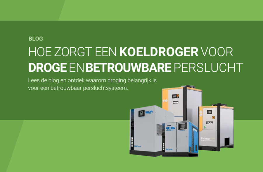 Hoe zorgt een koeldroger voor droge en betrouwbare perslucht?