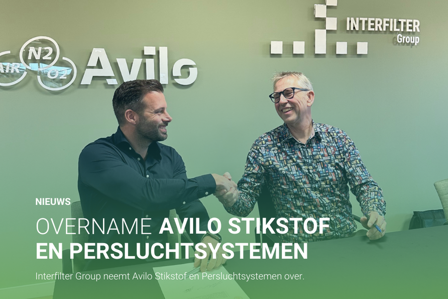 Interfilter Group neemt Avilo Stikstof en Persluchtsystemen over