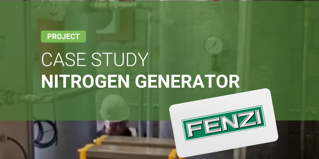 Op maat gemaakte stikstofgenerator geïnstalleerd bij Fenzi