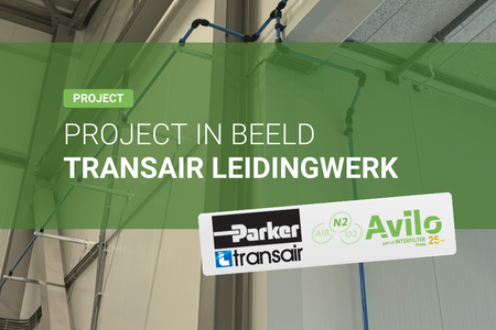 Transair leidingwerk in ons nieuwe pand