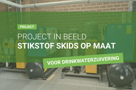 Stikstof skids op maat voor drinkwaterzuivering