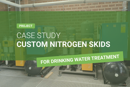 Custom nitrogen skids for drinking water treatment