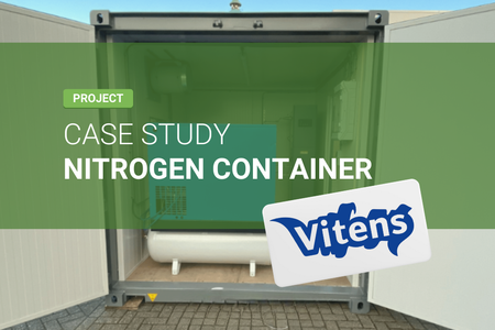 Nitrogen container system for Vitens water company