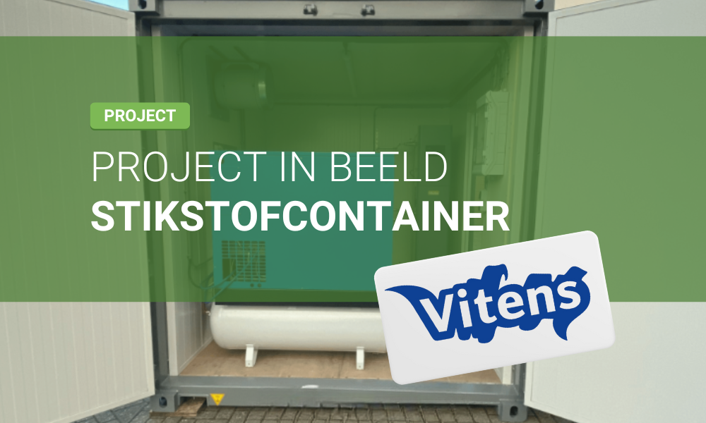 Stikstofcontainer voor waterbedrijf Vitens