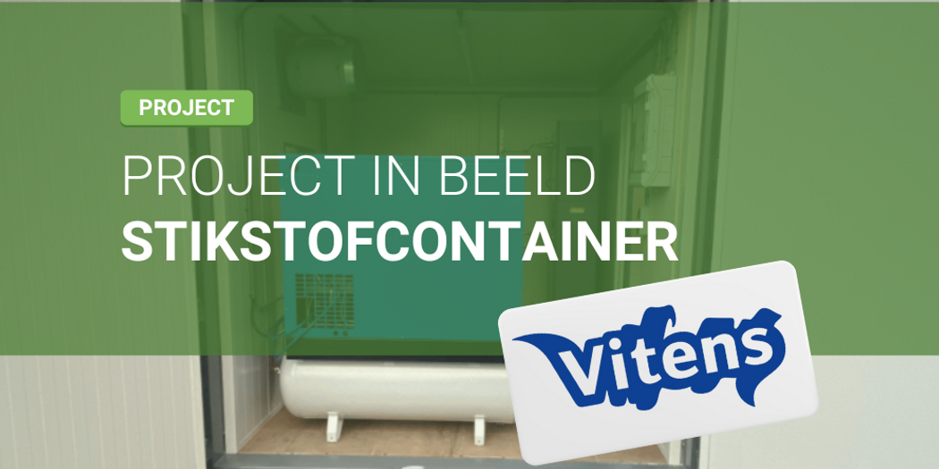 Stikstofcontainer voor waterbedrijf Vitens