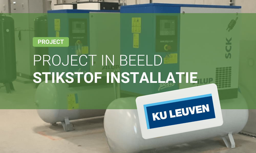 Turn key stikstof installatie voor Belgische universiteit