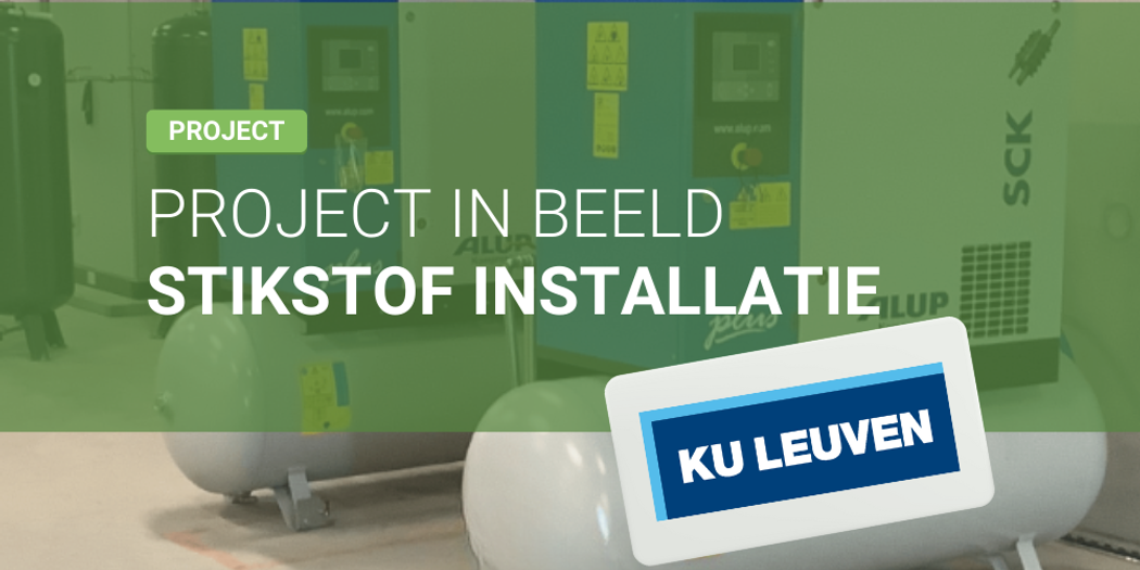 Turn key stikstof installatie voor Belgische universiteit