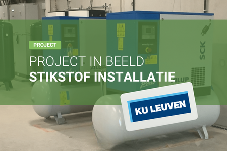 Turn key stikstof installatie voor Belgische universiteit