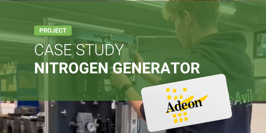 AV51 stikstofgenerator bevordert plasmaproces bij Adeon