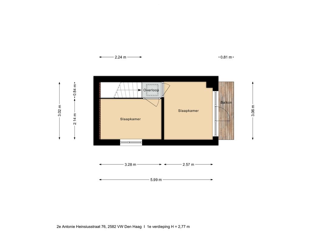 2e Antonie Heinsiusstraat 76, 'S-GRAVENHAGE