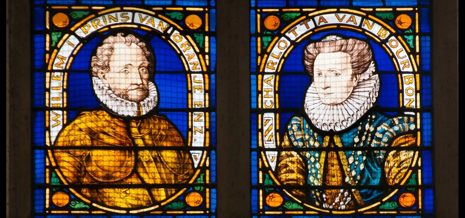 Header Charlotte de Bourbon en Willem van Oranje
