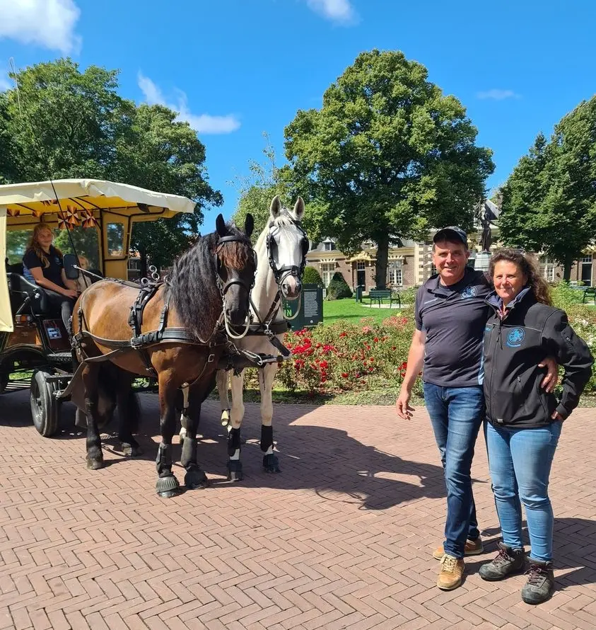 Even voorstellen: Nienke en Bas van de Aelbrechtshoeve met paarden Rik en Caramba