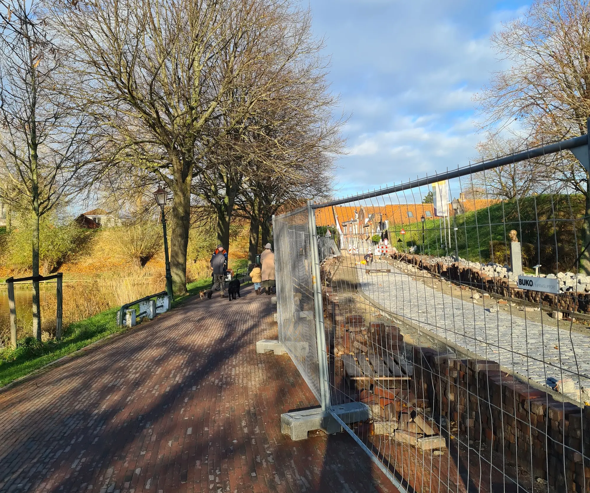 Oostdam en Kaaistraat toegankelijk voor wandelaars!