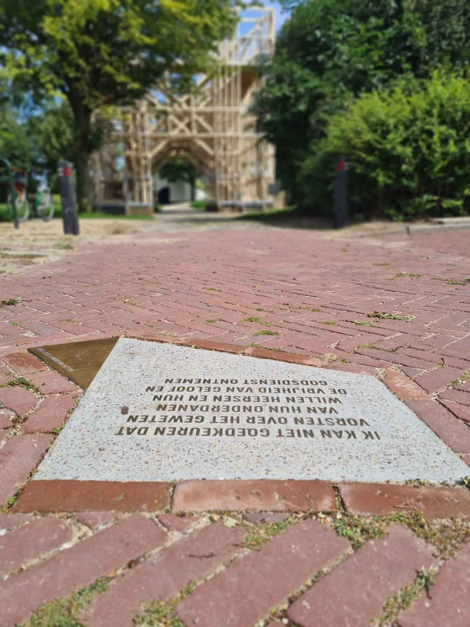 Vrijheidsleuzen in het straatbeeld