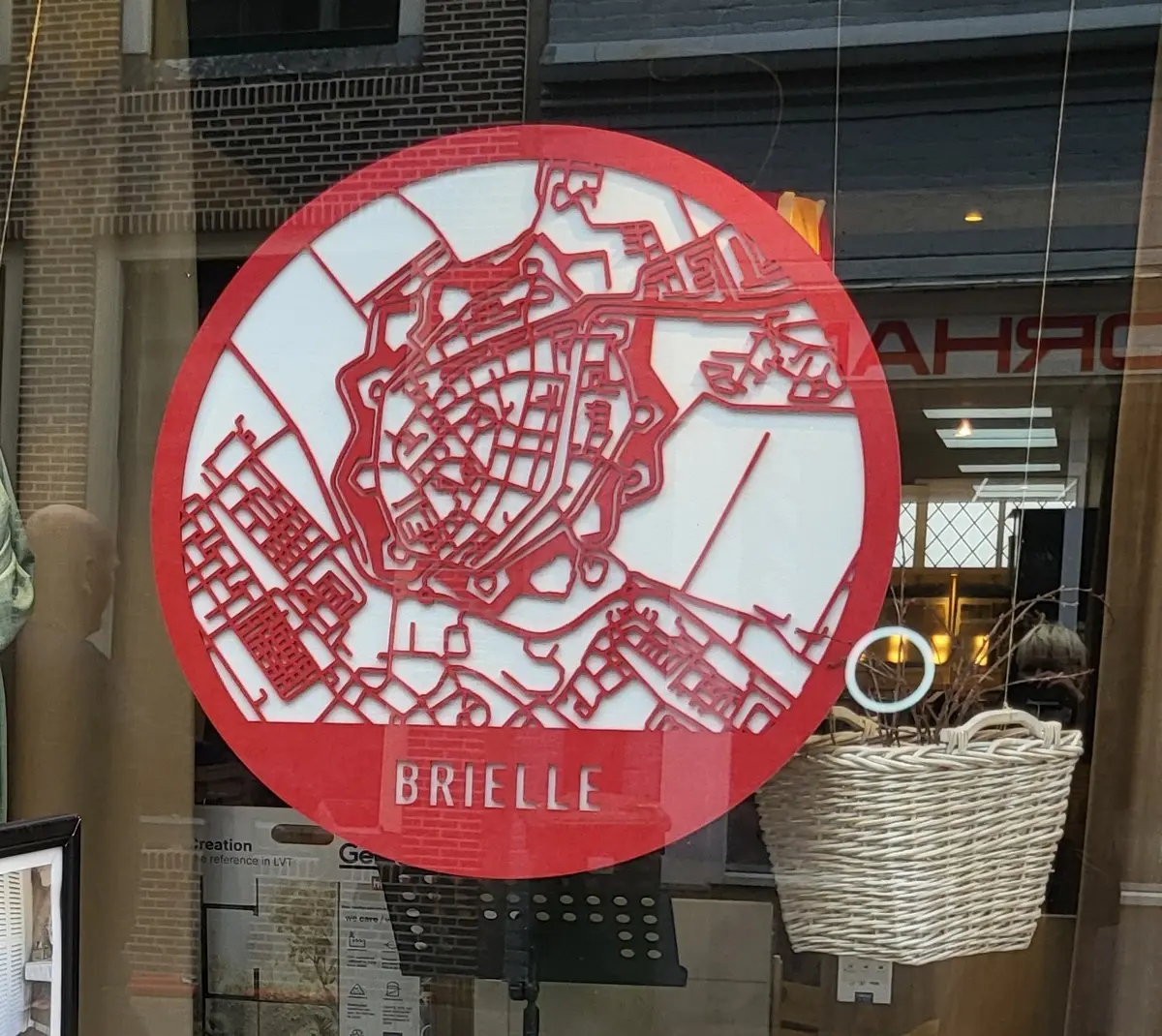 Plattegrond van Brielle