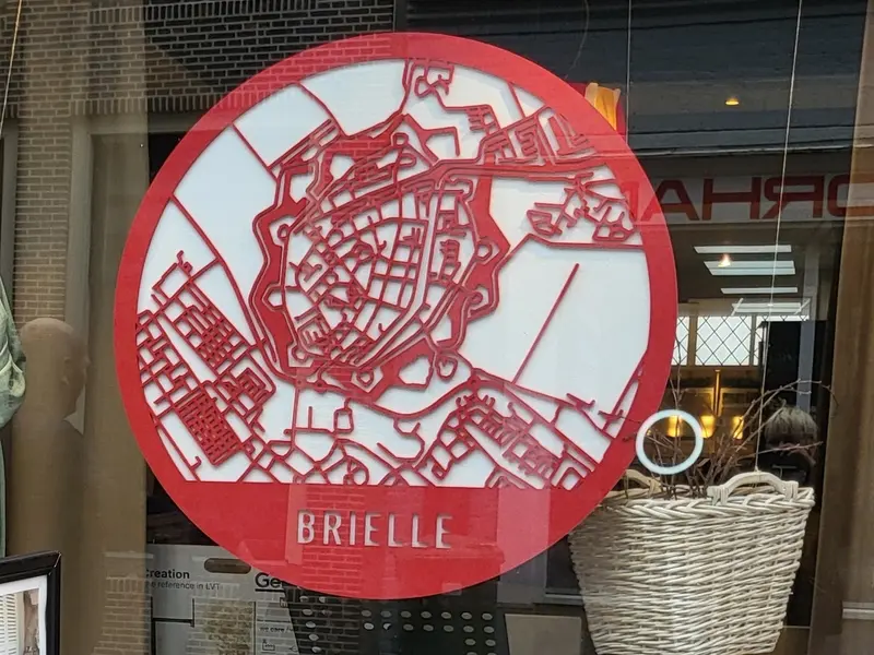 Plattegrond van Brielle