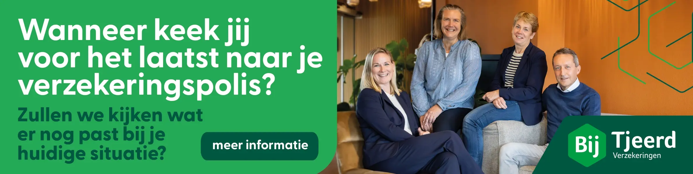 Bij Tjeerd verzekeringspolis