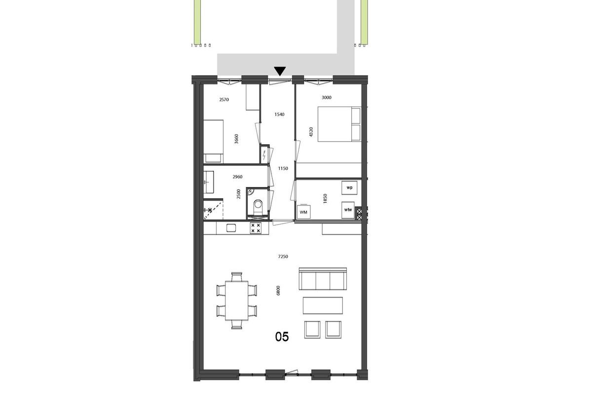 Tuinappartement, bouwnummer 5 