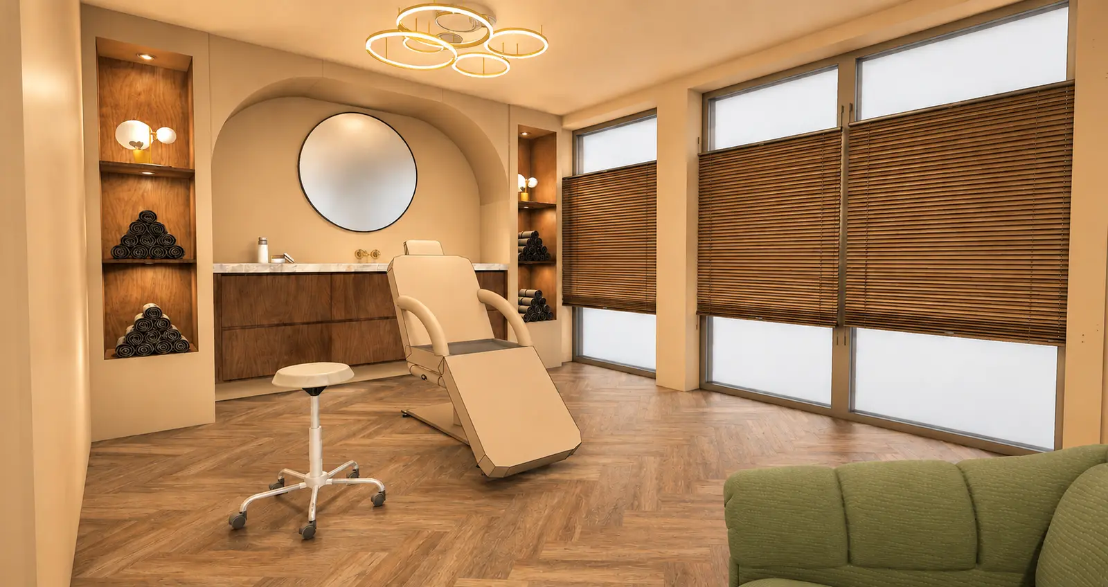 Prachtige salon en woonruimte