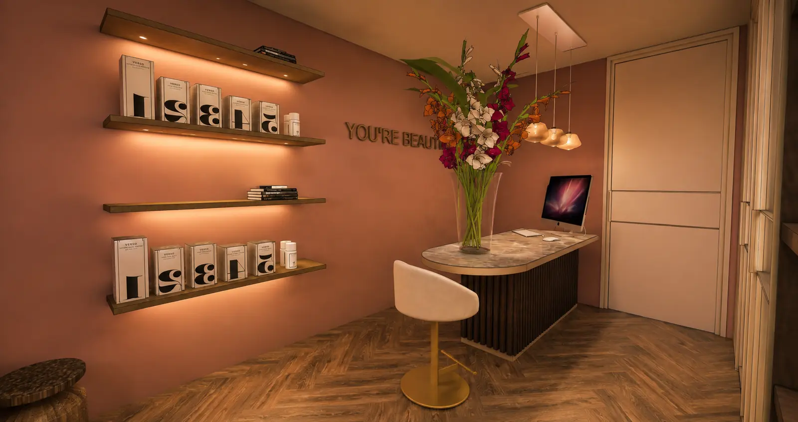 Prachtige salon en woonruimte