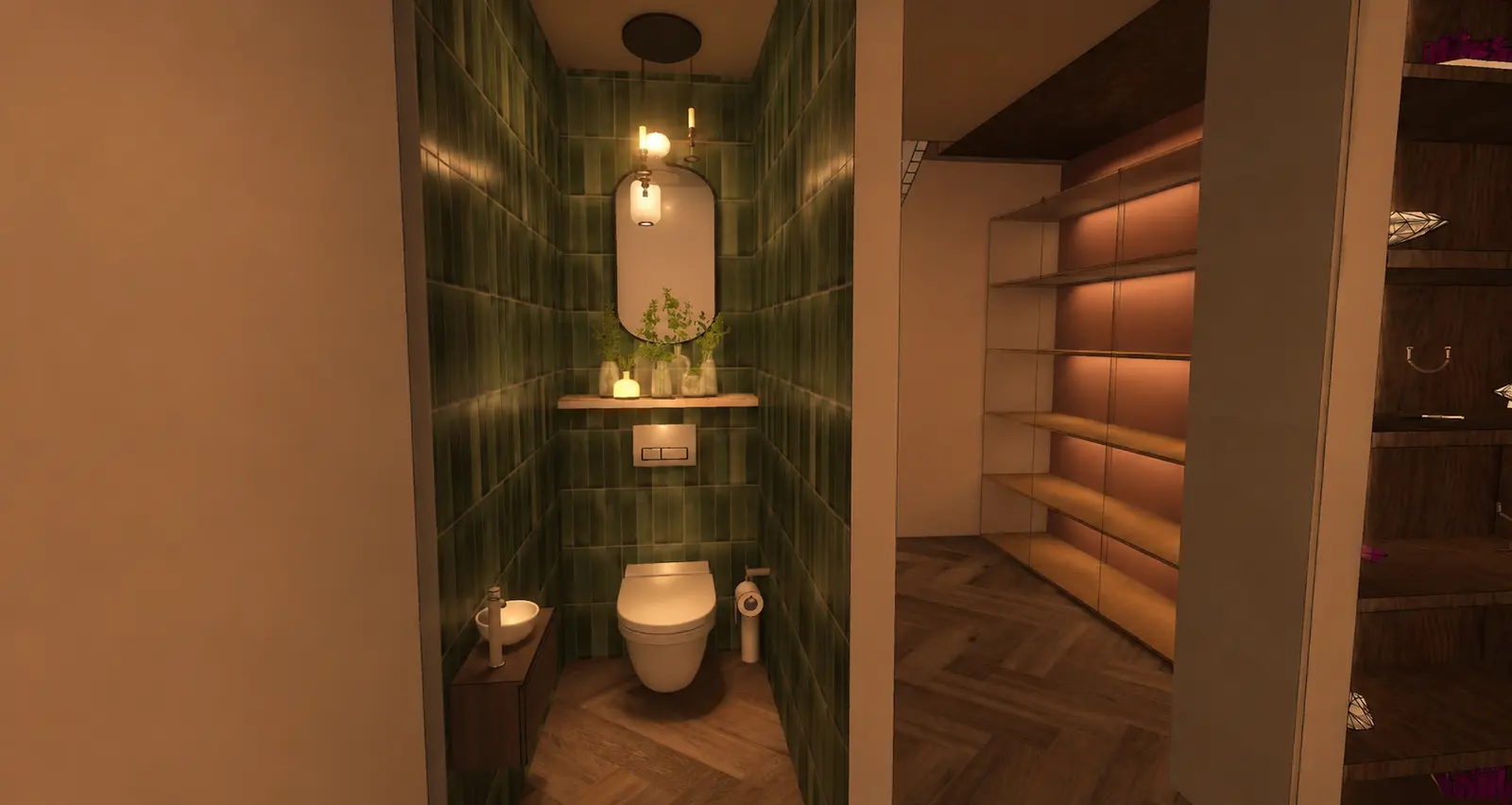 Prachtige salon en woonruimte