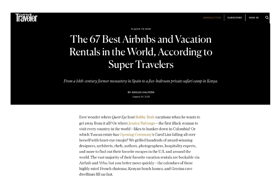 Condè Nast Traveler (USA)