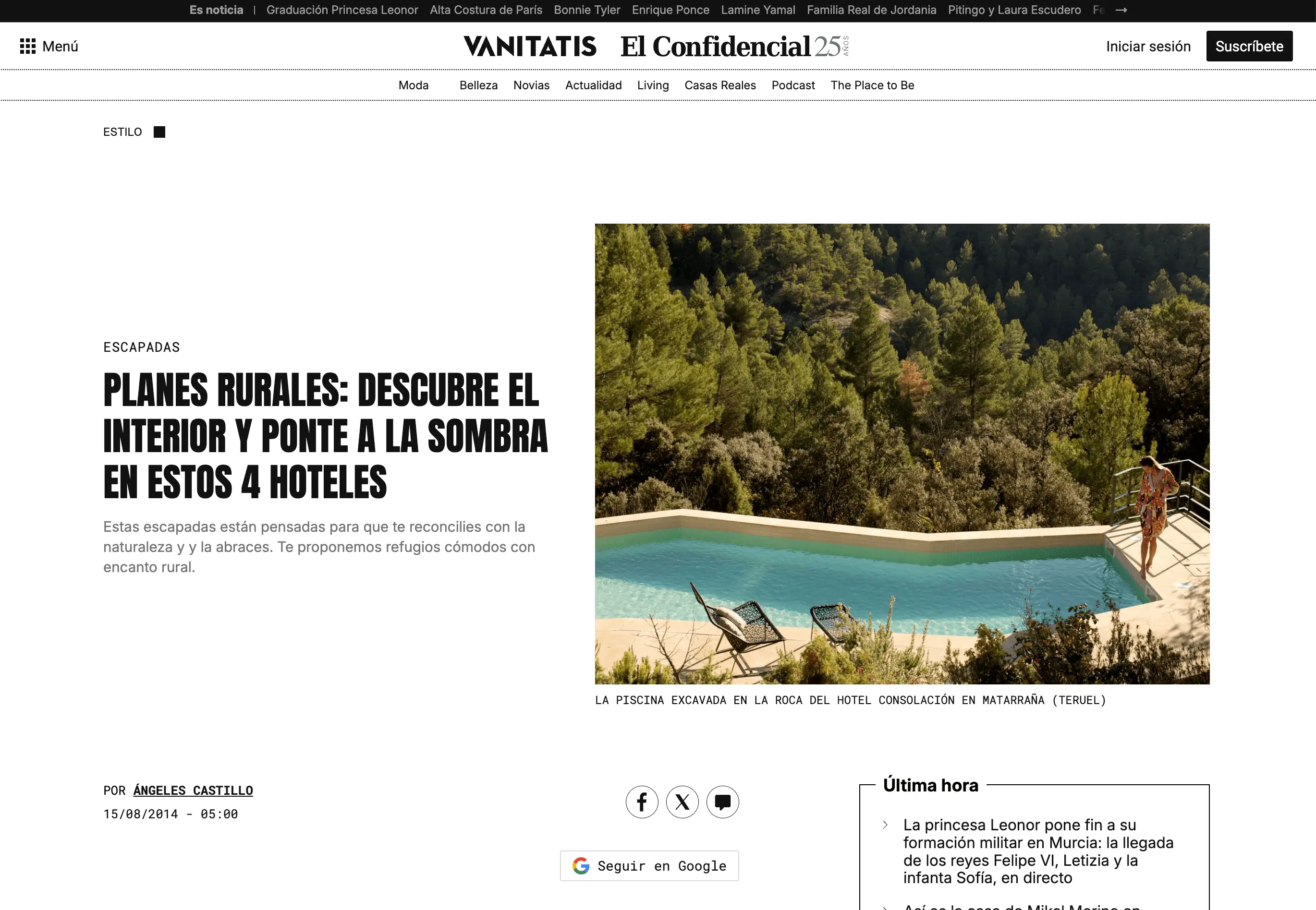 El Confidencial, Glamouratis (Spain)