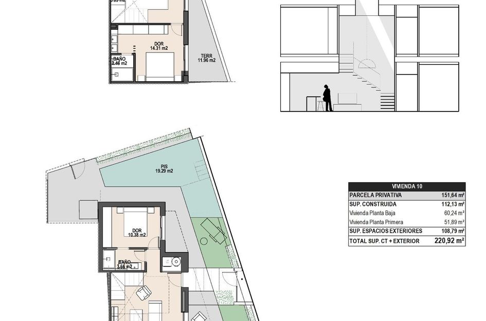 Halfvrijstaand in Torre de la Horadada