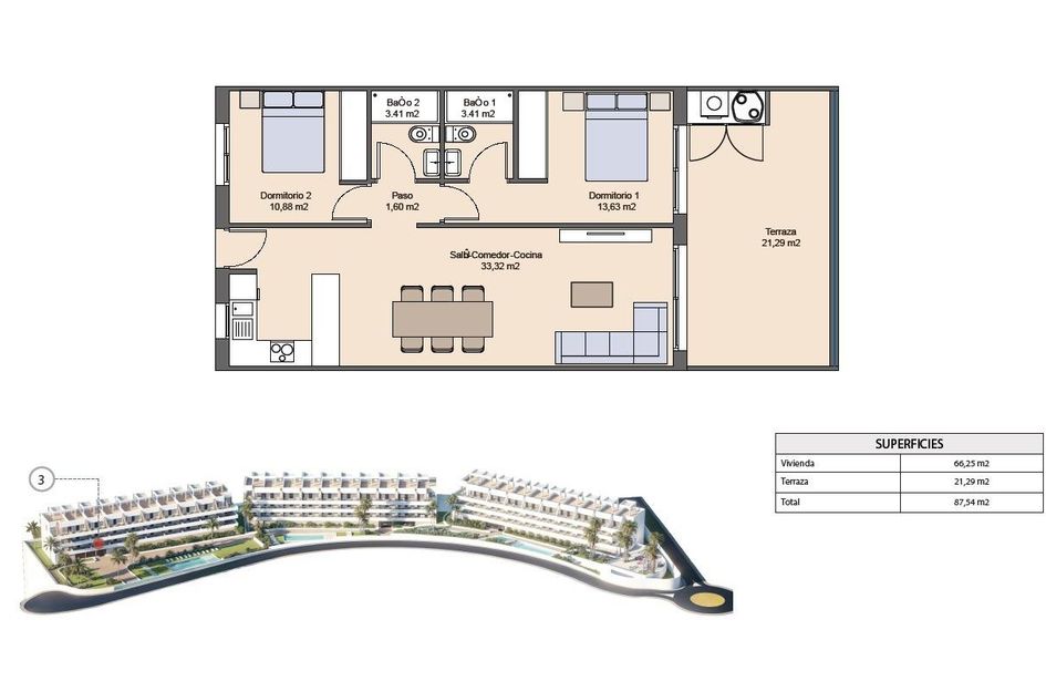 Appartement in Finestrat