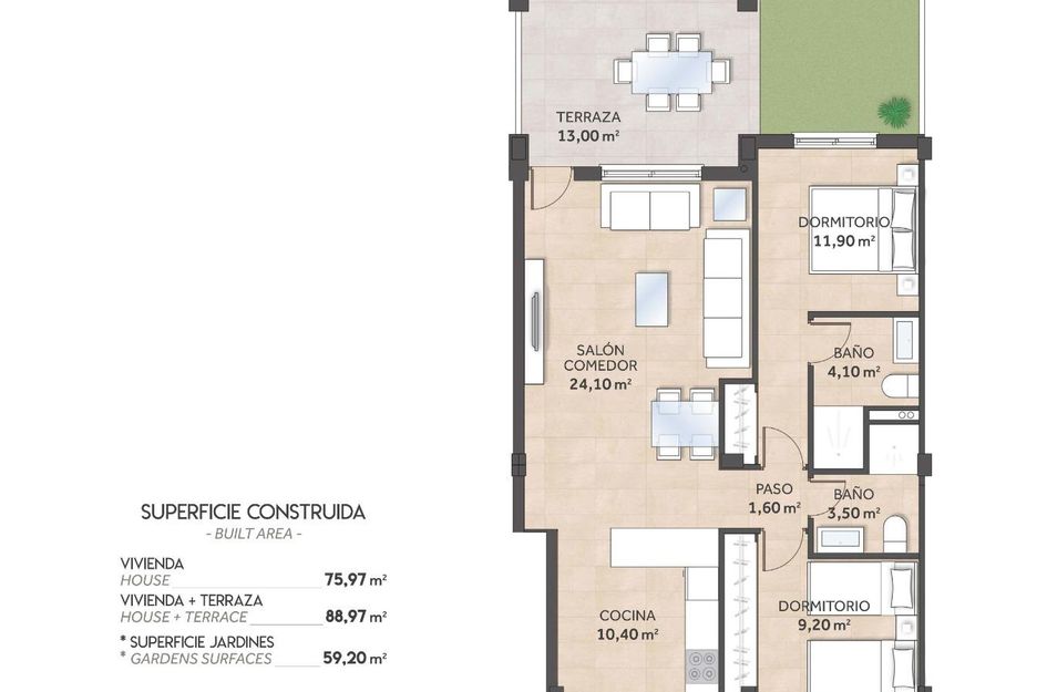 Bungalow in San Miguel de Salinas