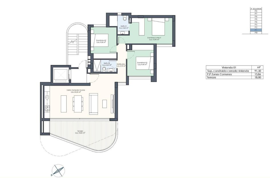 Appartement in Guardamar del Segura