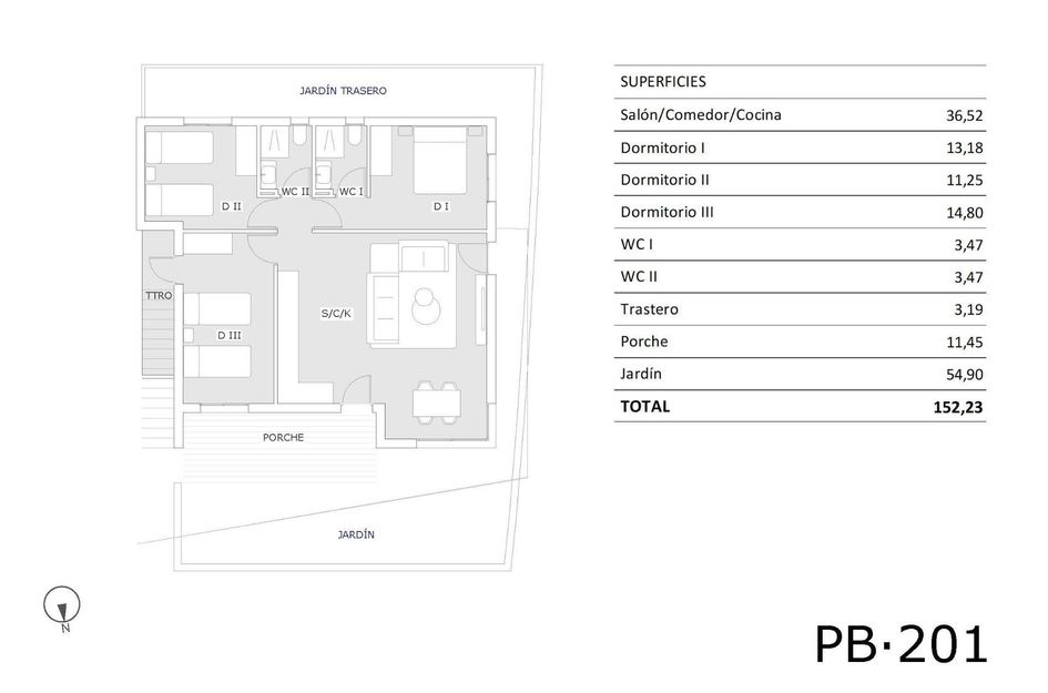 Bungalow in San Miguel de Salinas