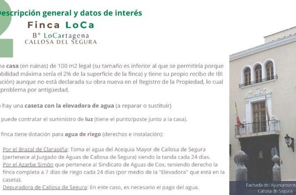 Finca in Callosa de Segura