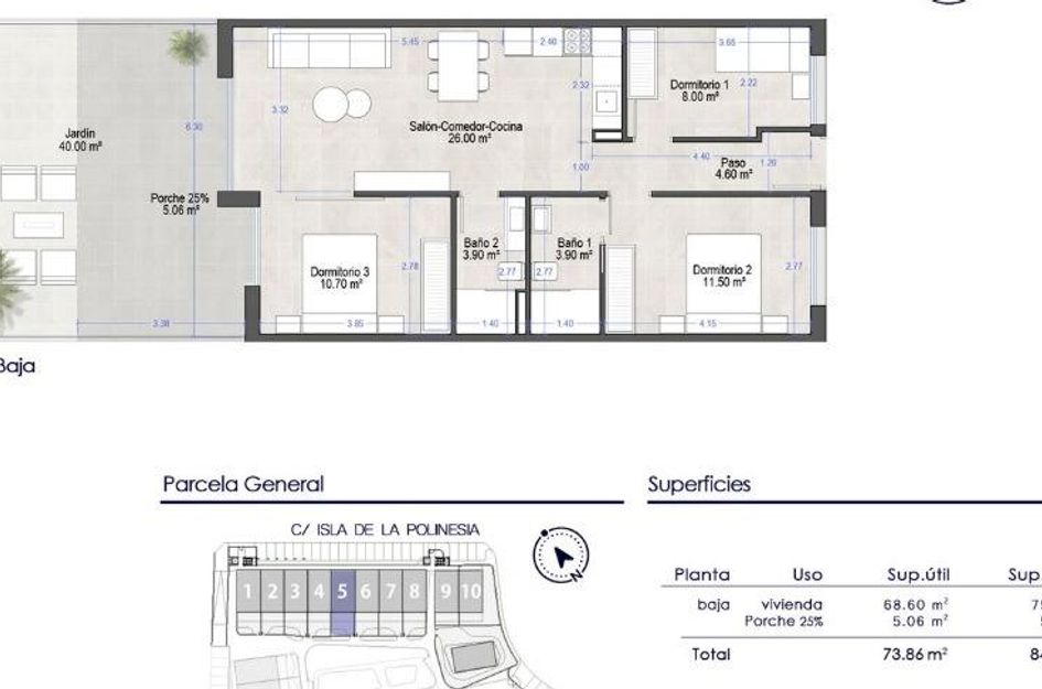 Appartement in Santiago de la Ribera