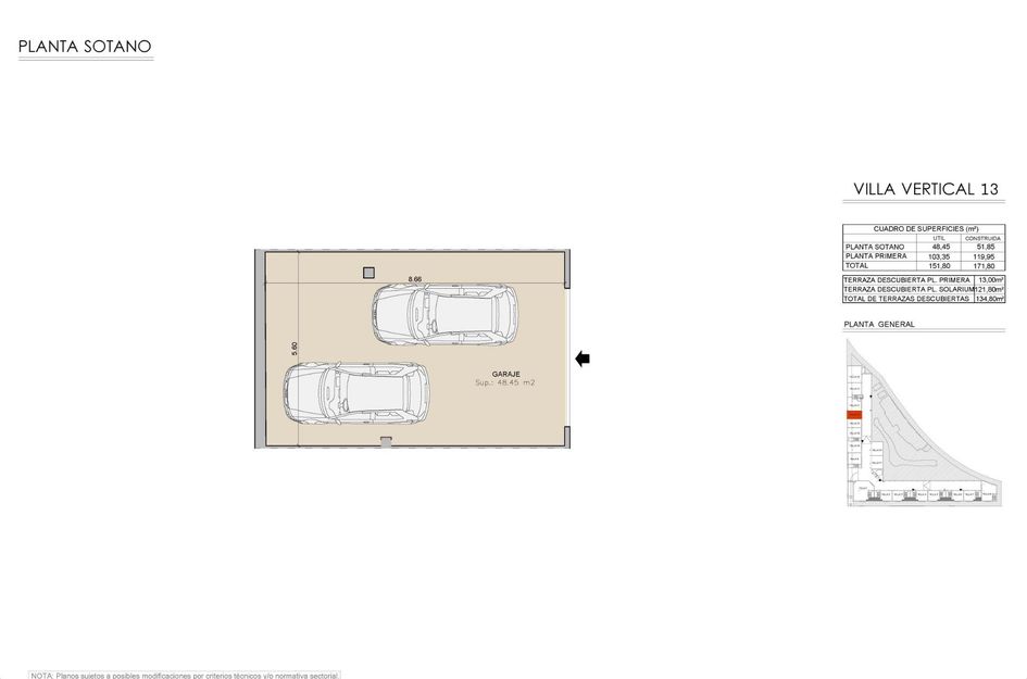 Bungalow in San Juan De Los Terreros