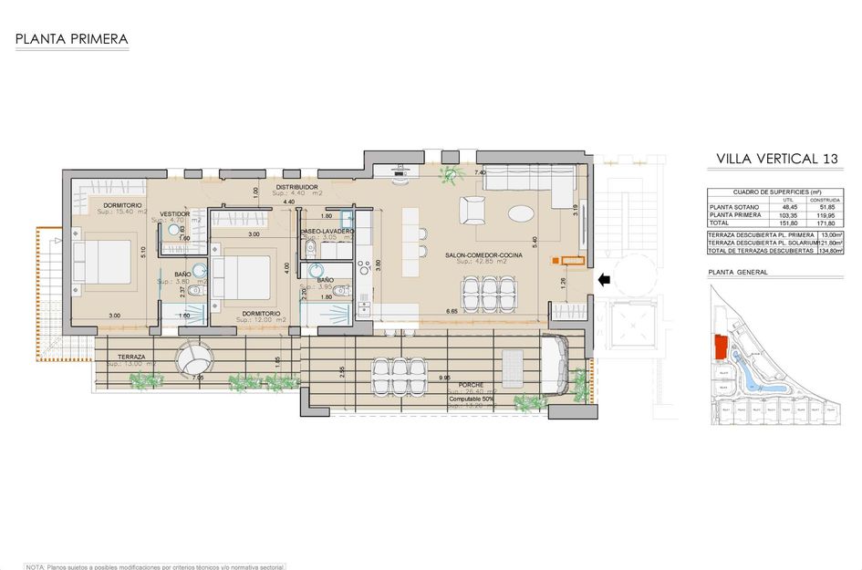 Bungalow in San Juan De Los Terreros