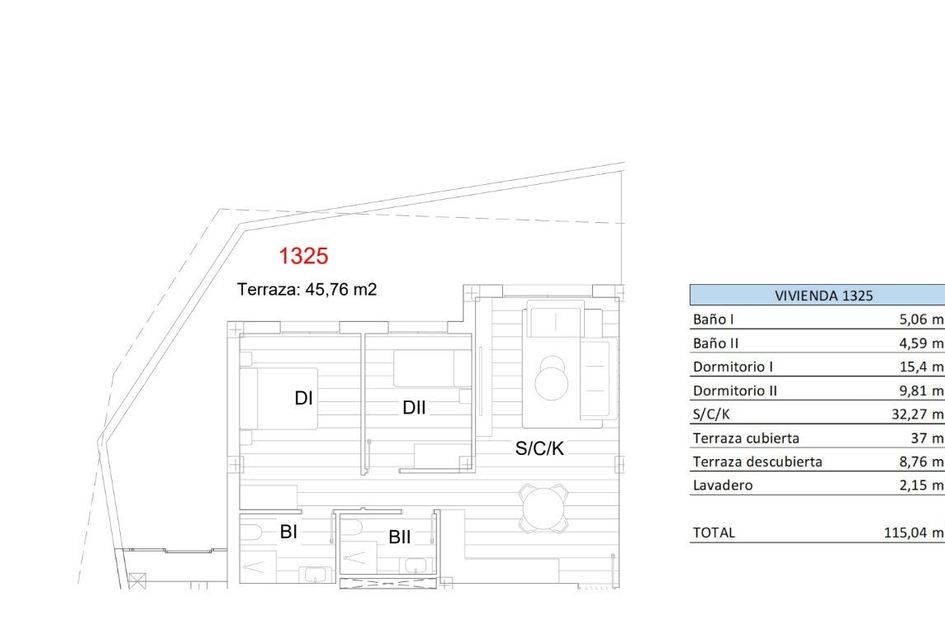 Appartement in San Miguel de Salinas