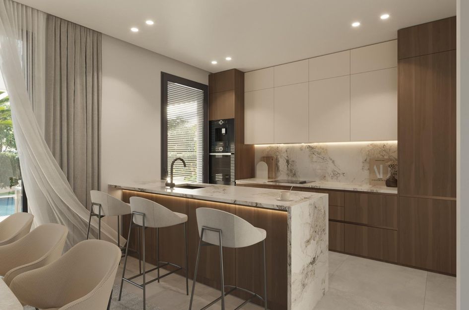 Halfvrijstaand in Golf Badia