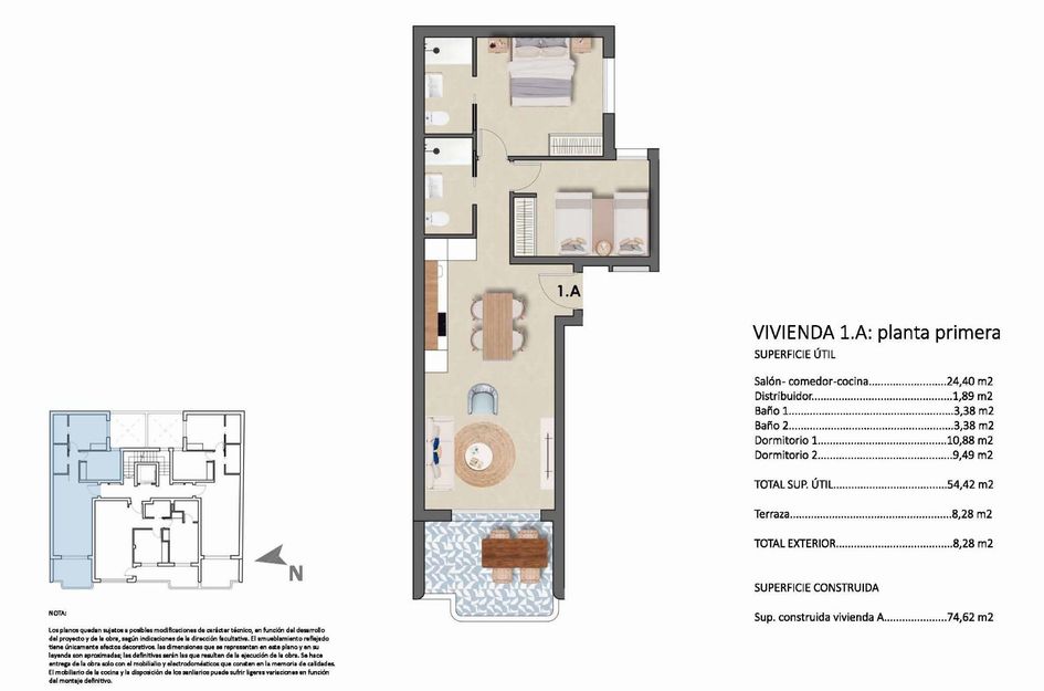 Appartement in Torre de la Horadada